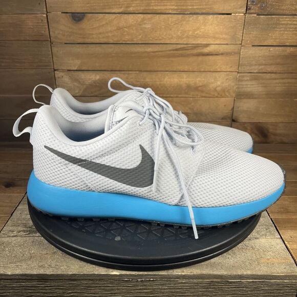 Nike Roshe 2 G Spikeless Golf Men's Size 8 Blue Lightning / Gray Lace Up Shoes - Picture 1 of 10